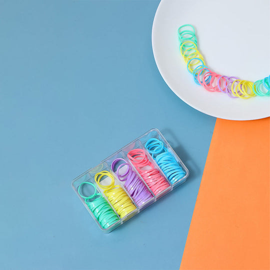 MINISO Disposable Small Rubber Band, 150 (Assorted) 2007142810106