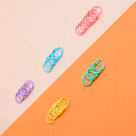 MINISO Disposable Small Rubber Band, 150 (Assorted) 2007142810106