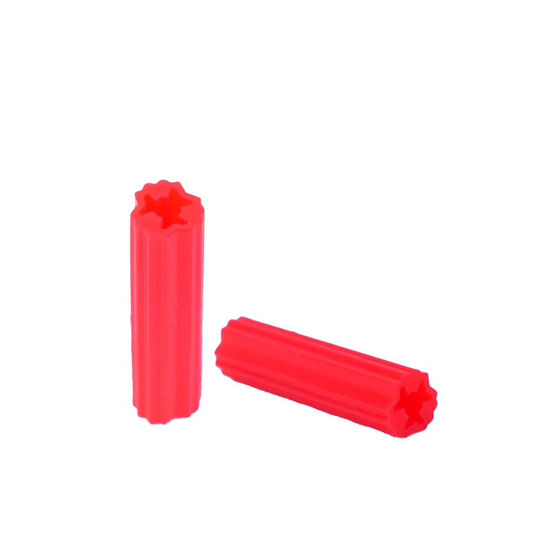 PVC Wall Plug Red 1''x6mm 70PC/PKT – Sonee Hardware