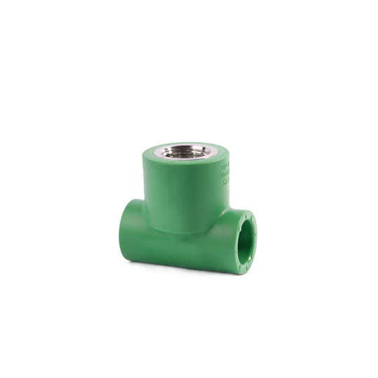 Lesso PPR Female Thread Tee Green Color 20mm x 1/2''