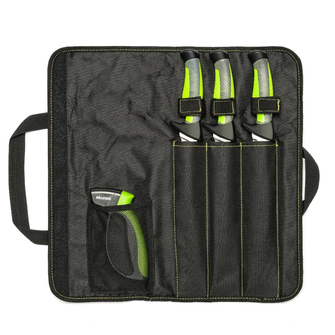 Mustad Knife Kit 3 Pc + Sharperner