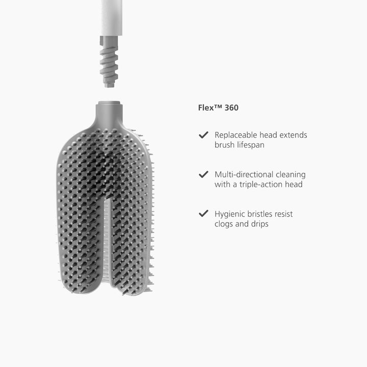 Joseph Joseph Flex™ 360 Gloss White Toilet Brush
