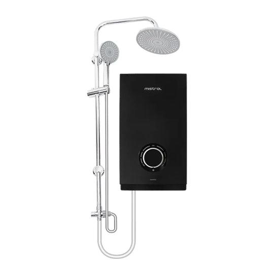 Mistral Instant Shower Heater With DC Pump And Rain Shower