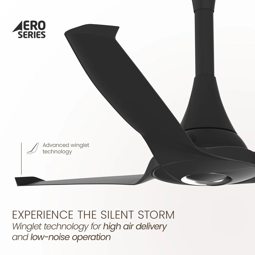 Orient Aerostorm Ceiling Fan Charcoal Grey 48&