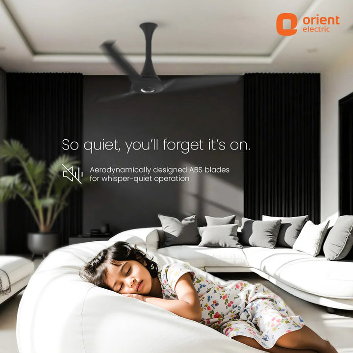 Orient Aerostorm Ceiling Fan Charcoal Grey 48&