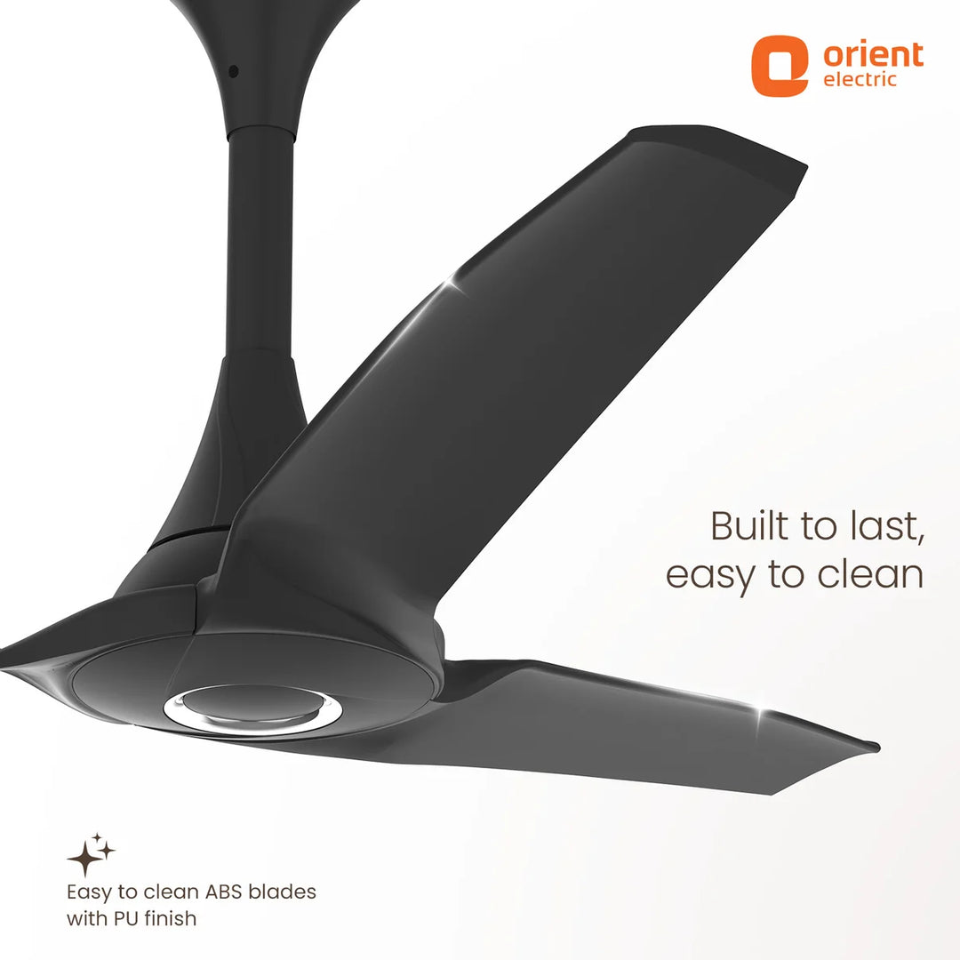 Orient Aerostorm Ceiling Fan Charcoal Grey 48&
