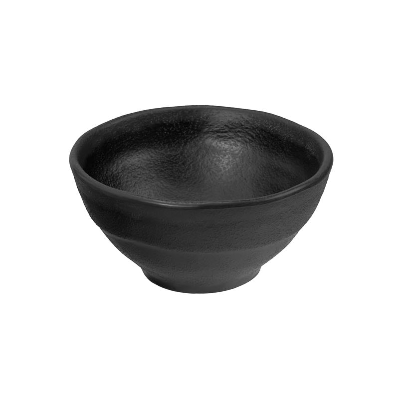 TDS Melamine Zen Bowl 11x5.4cm 250ml Black 8551