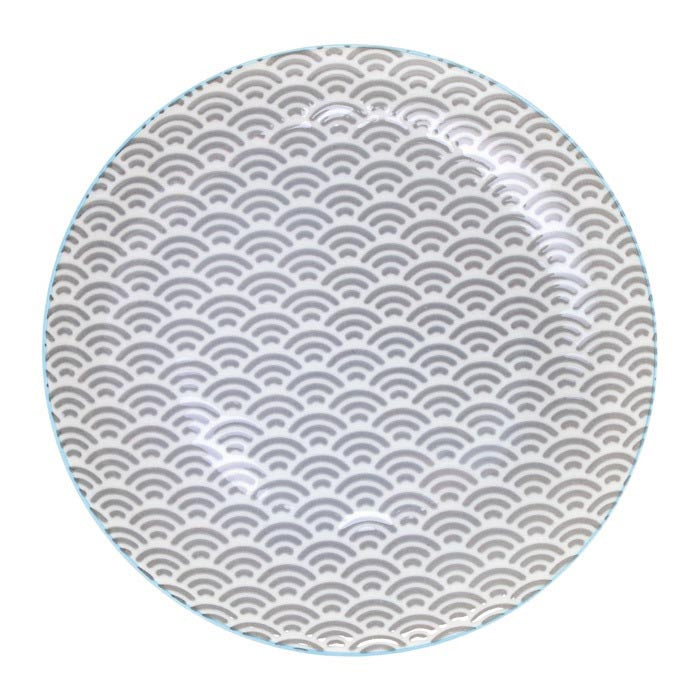 TDS Star/Wave Plate Grey 20.6x2.2cm