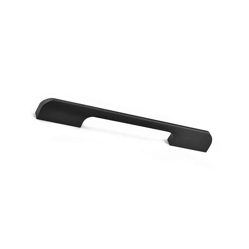 Cabinet Handle Aluminium Matte Black 200 x 10 x 28mm