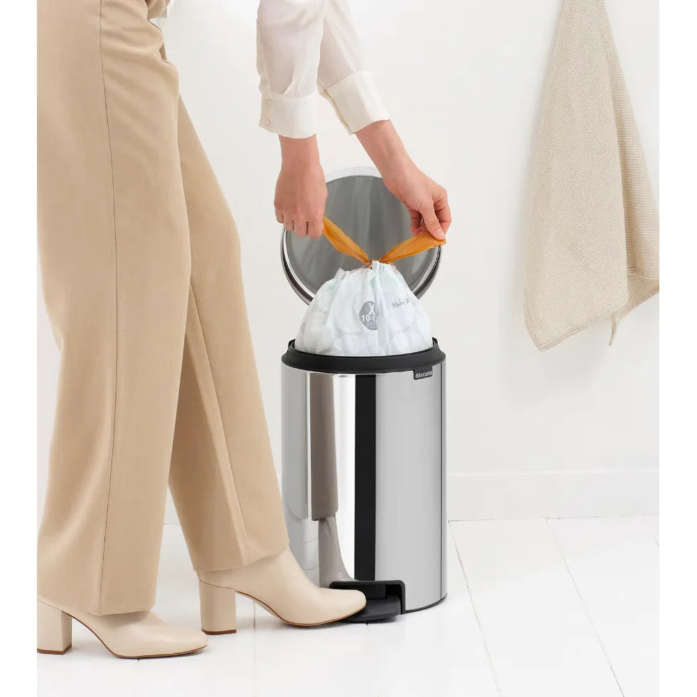Brabantia Pedal Bin Newicon Brilliant Steel 12lt