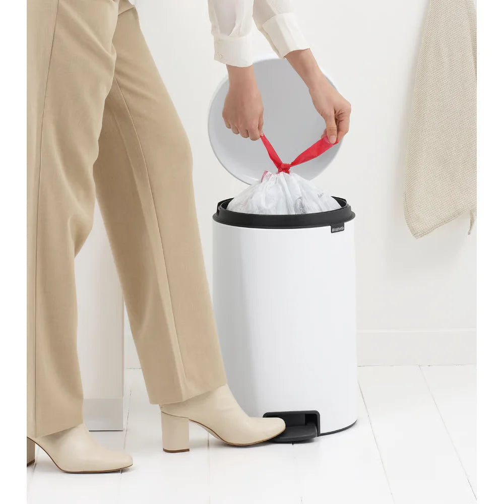 Brabantia Pedal Bin Newicon White 20lt