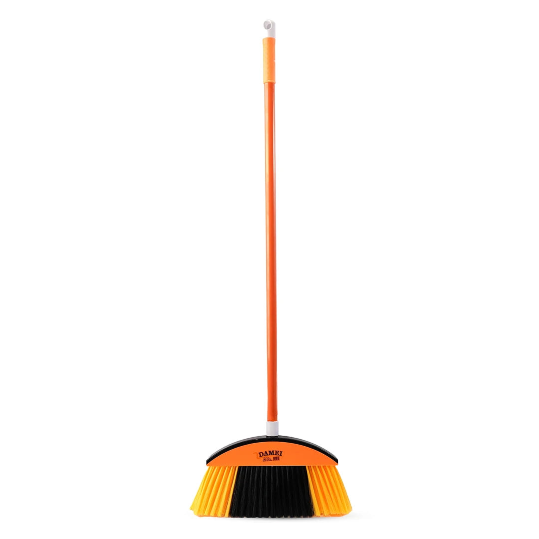 Broom with handle orange 3314