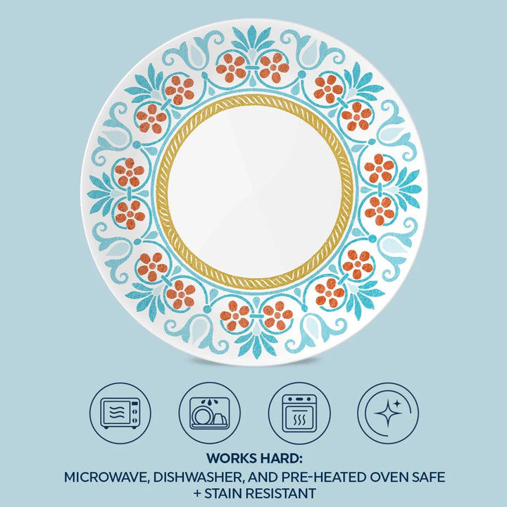 Corelle Terracotta Dreams Lunch Plate 4pcs Pack 1146929