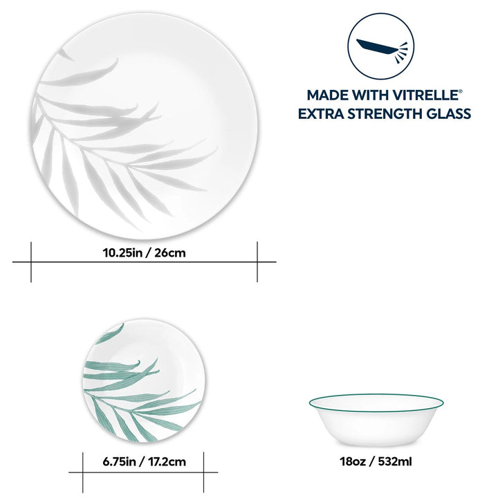 Corelle Solar Print Dinnerware 12pcs Set 1146870