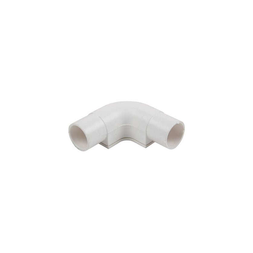 Lesso PVC Conduit Elbow With Cover White 20mm