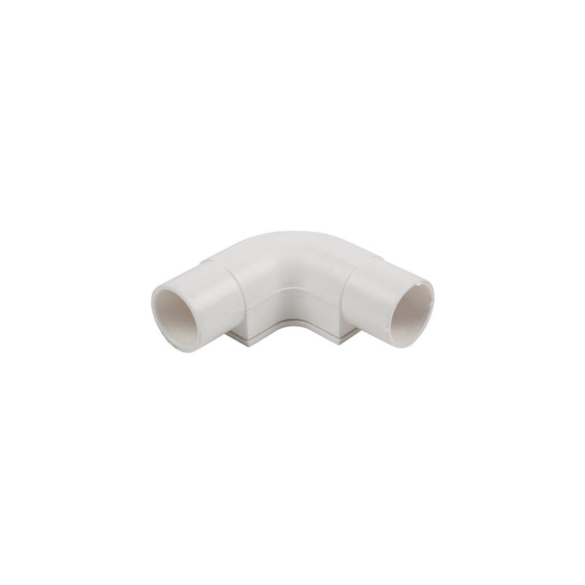 Lesso PVC Conduit Elbow With Cover White 25mm
