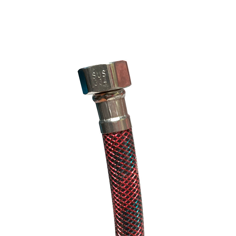 Hose Connection Stainless Steel W/R Coating 60cm