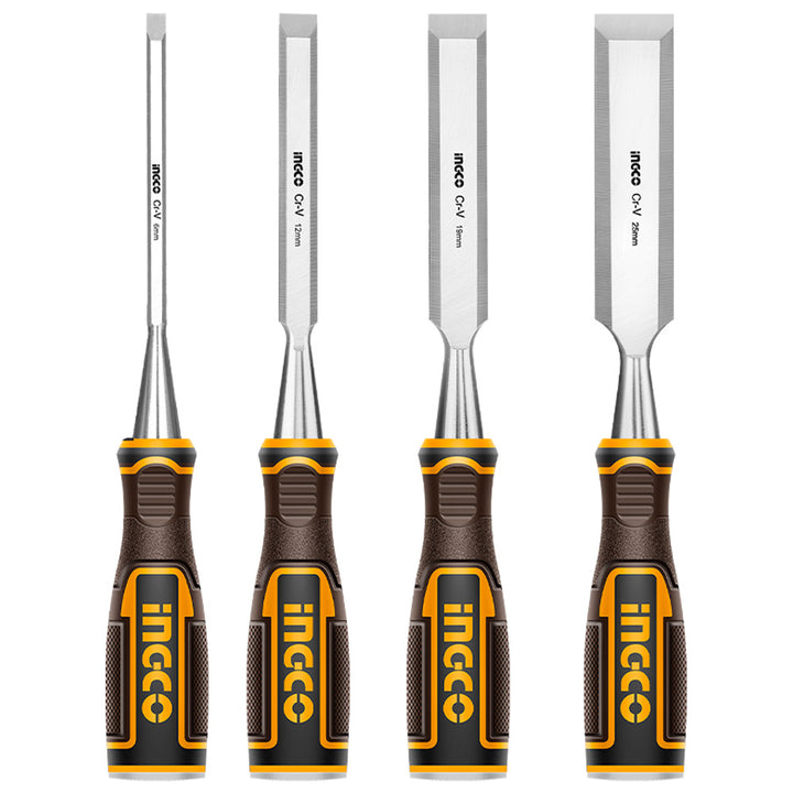 Ingco Wood Chisel 4pc Set HKTWCS0401