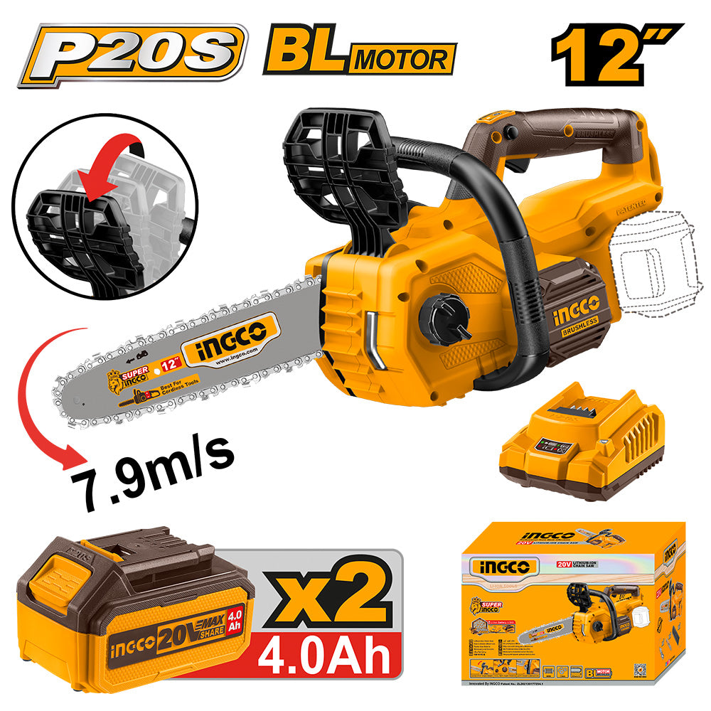 Ingco Cordless Chain Saw CGSLI201286