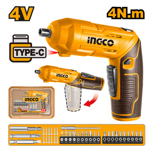 Ingco Cordless Screwdriver CSDLI04425