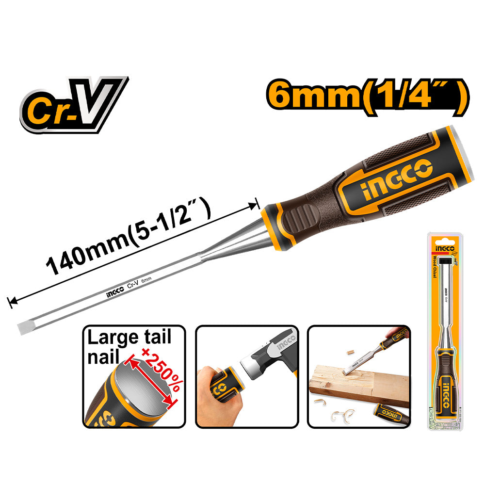 Ingco Wood Chisel 6MM HWC0806