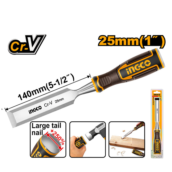 Ingco Wood Chisel 25MM HWC0825