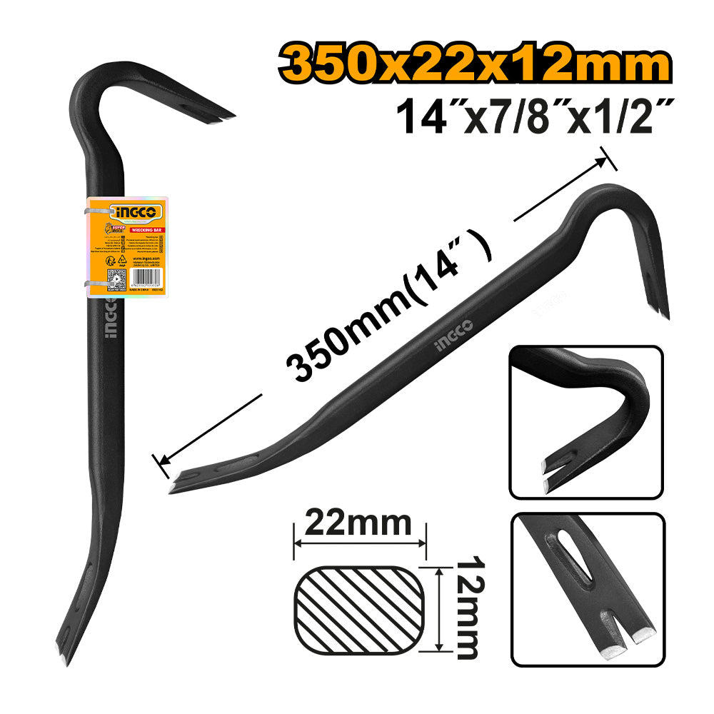 Ingco Wrecking Bar 14'' HWBA01142