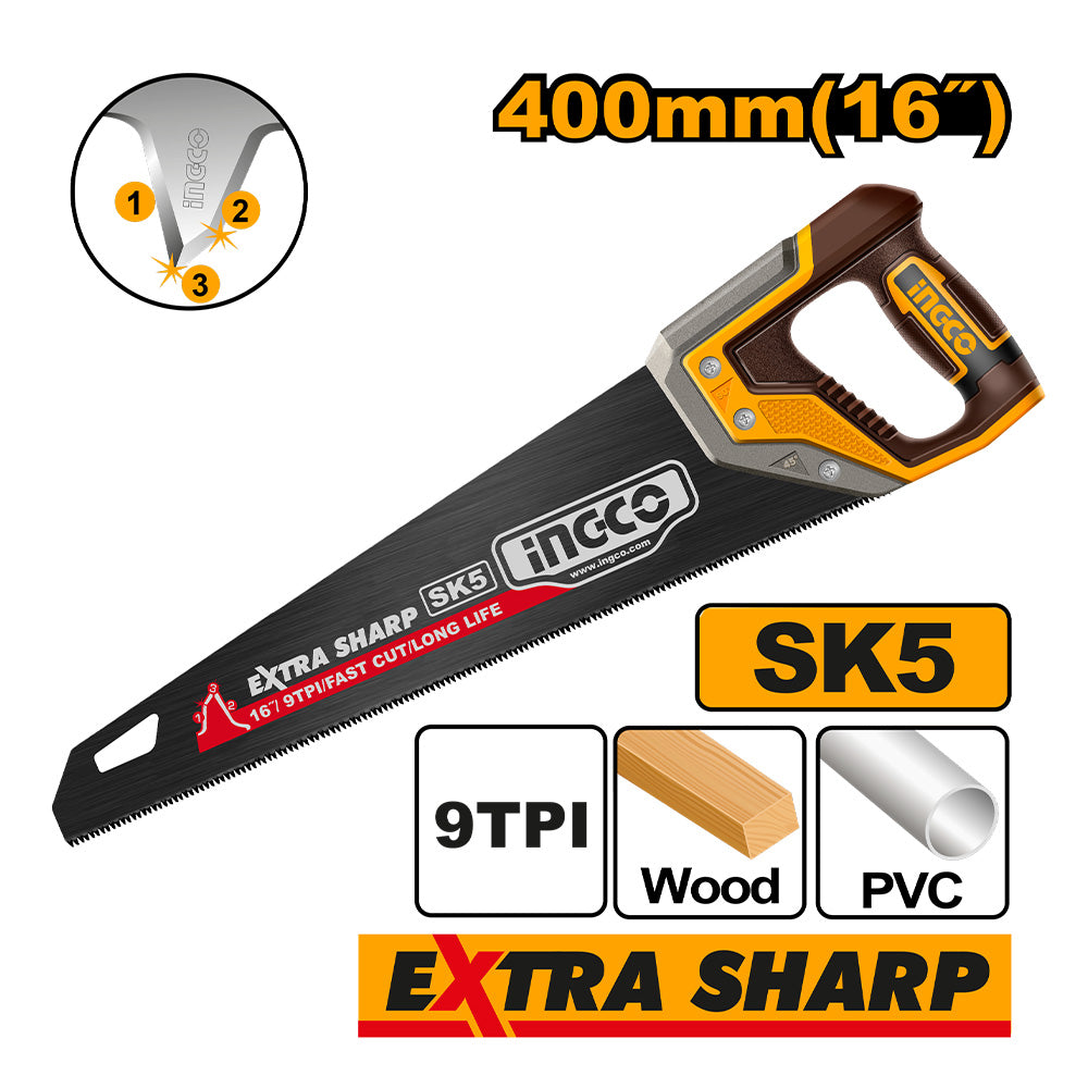 Ingco Hand Saw 16'' HHAS68400
