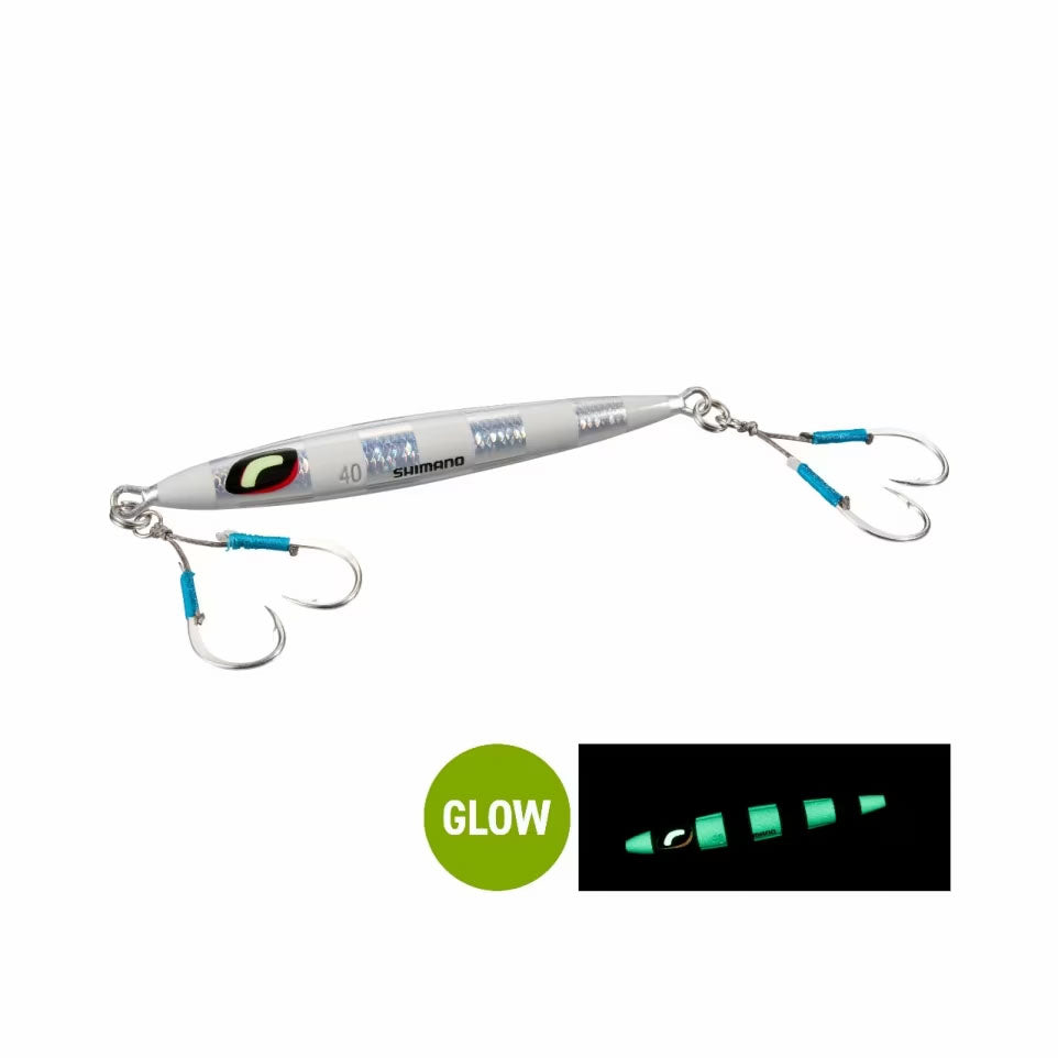 Shimano Ocea Pebble Light 92mm 004 S ZEBRA GLOW LURE JV-P04