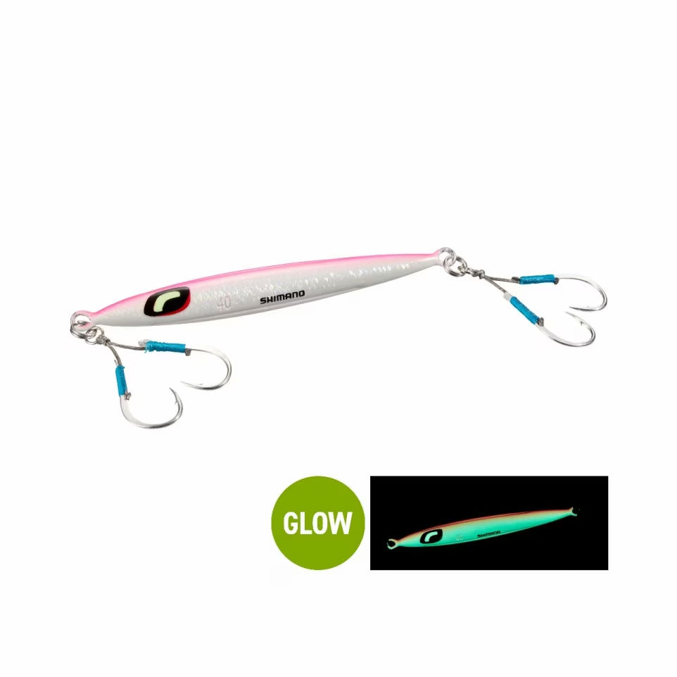 Shimano Ocea Pebble Light 92mm 005 STG PINK GLOW LURE JV-P04