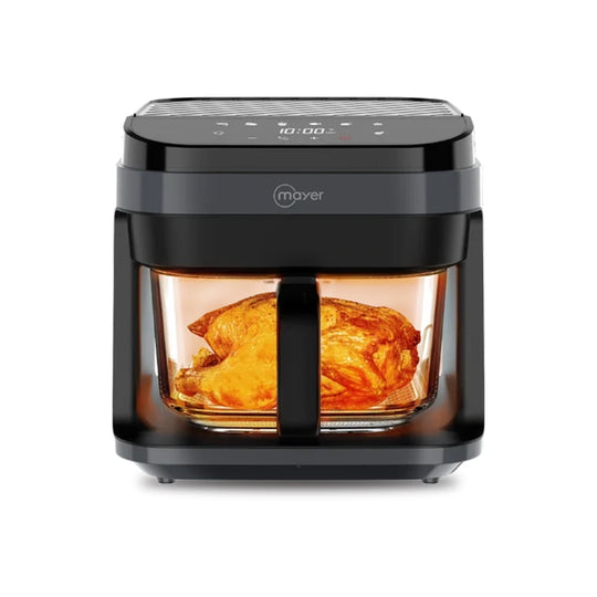 Mayer 5.5L Digital Glass Air Fryer MMGAF539 Dark Grey