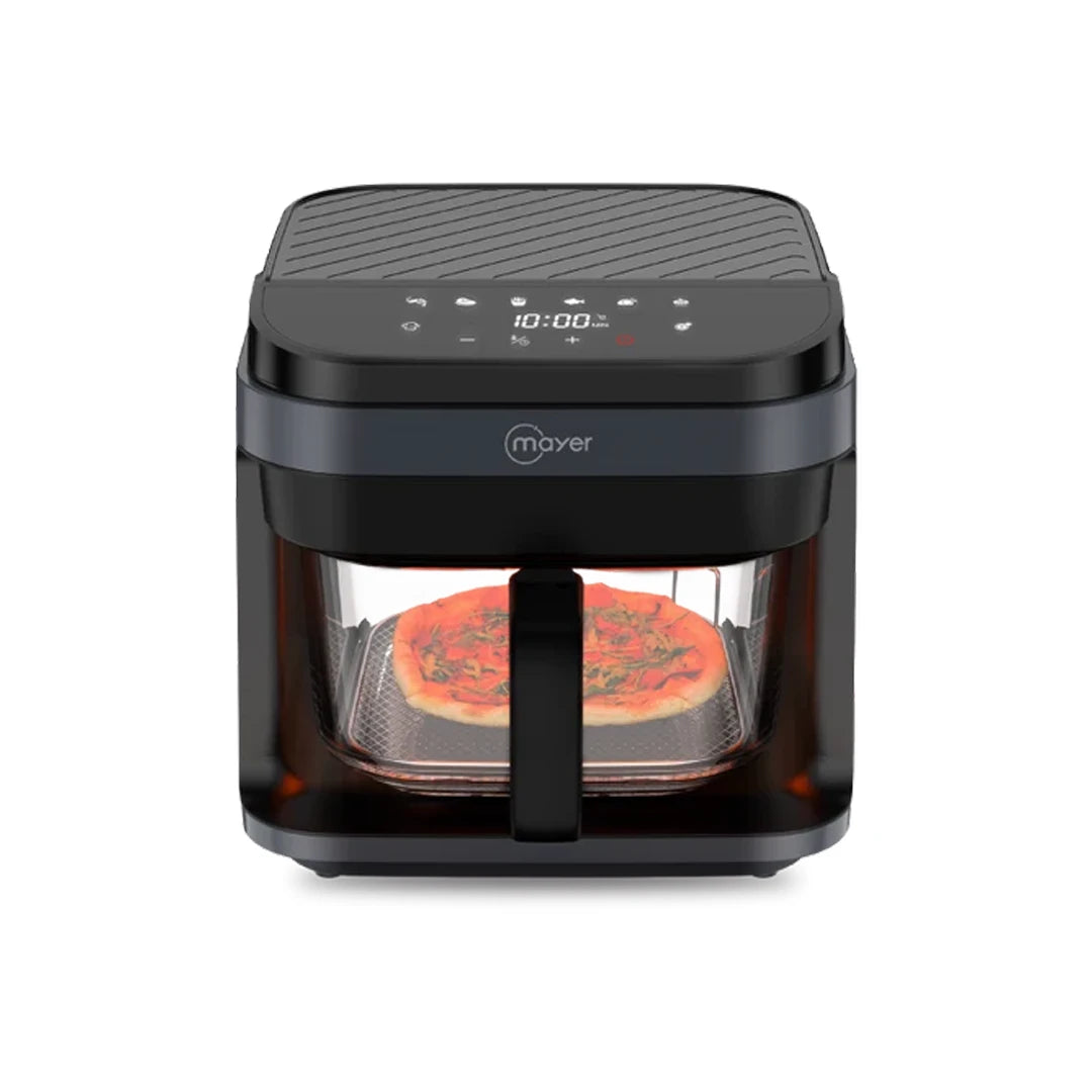 Mayer 5.5L Digital Glass Air Fryer MMGAF539 Dark Grey