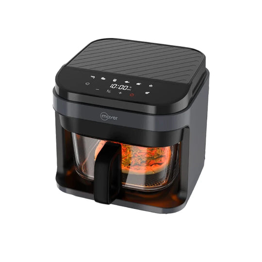 Mayer 5.5L Digital Glass Air Fryer MMGAF539 Dark Grey