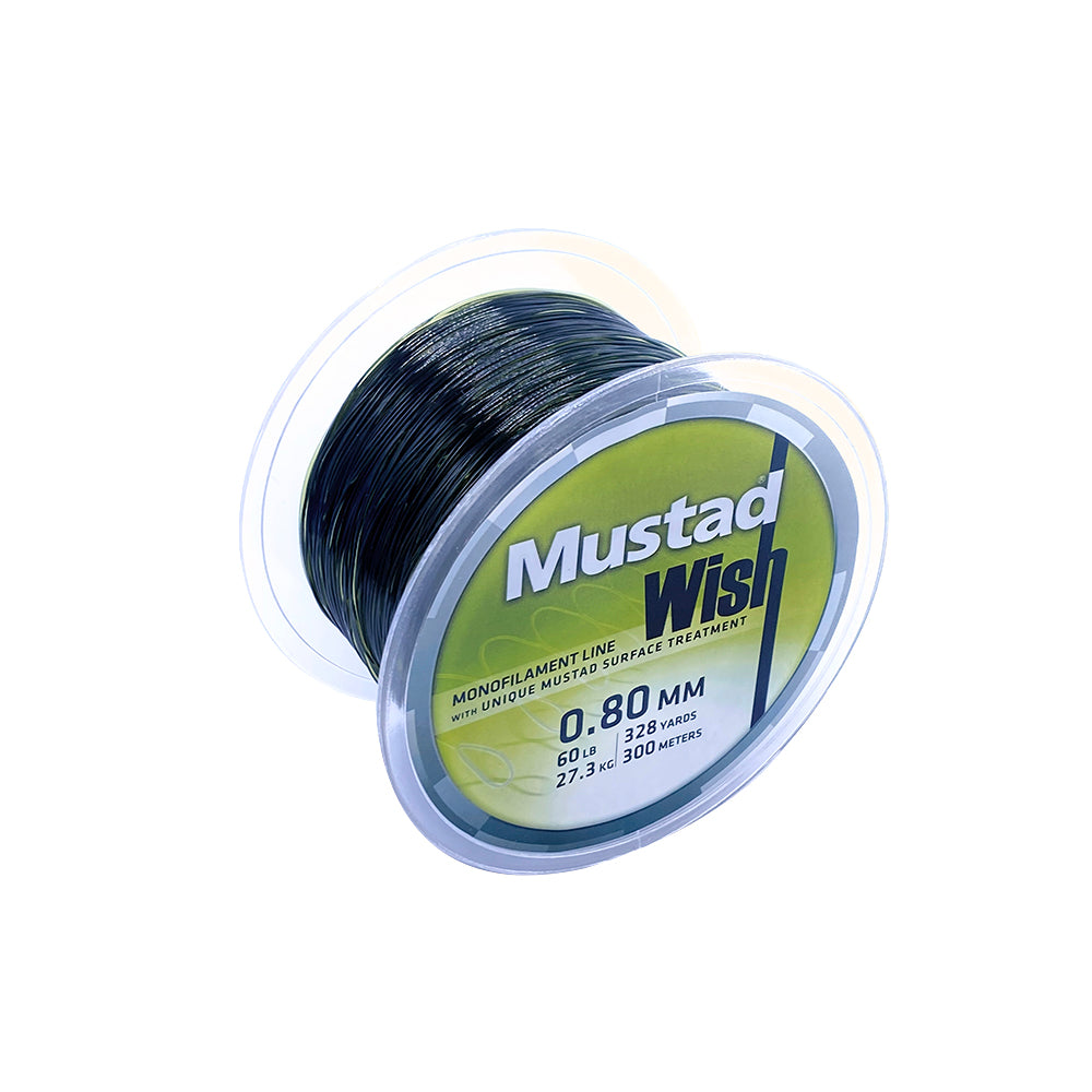 mustad braided fishing line Yellow 8X- Ultra Performance 8 Strand 2000 Yards / 15lb Each spool of Mustad Thor braid is coated in a proprietary DuPont covering that helps to provide superior abrasion resistance and tensile strength Mustad Wish Monofilament ML011 60lb
