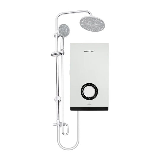 Mistral Instant Shower Heater With DC Pump And Rain Shower