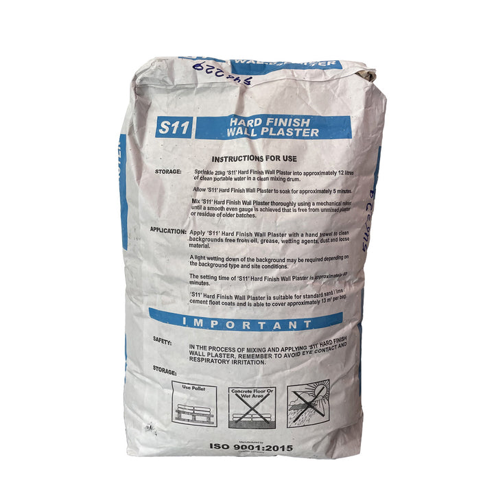 S11 Hard finish wall plaster 20KG
