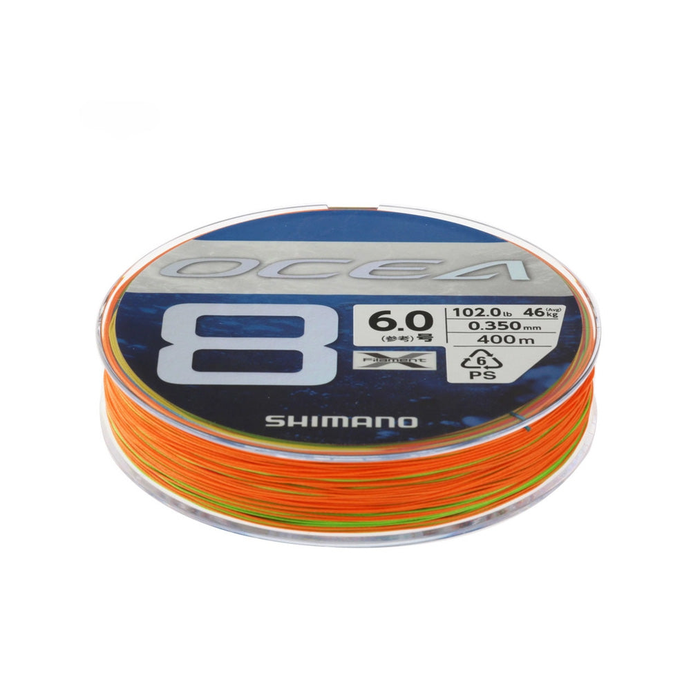 Shimano Ocea 8 PE6.0 braided line 0.350mm x 102 LB x 300M – Sonee
