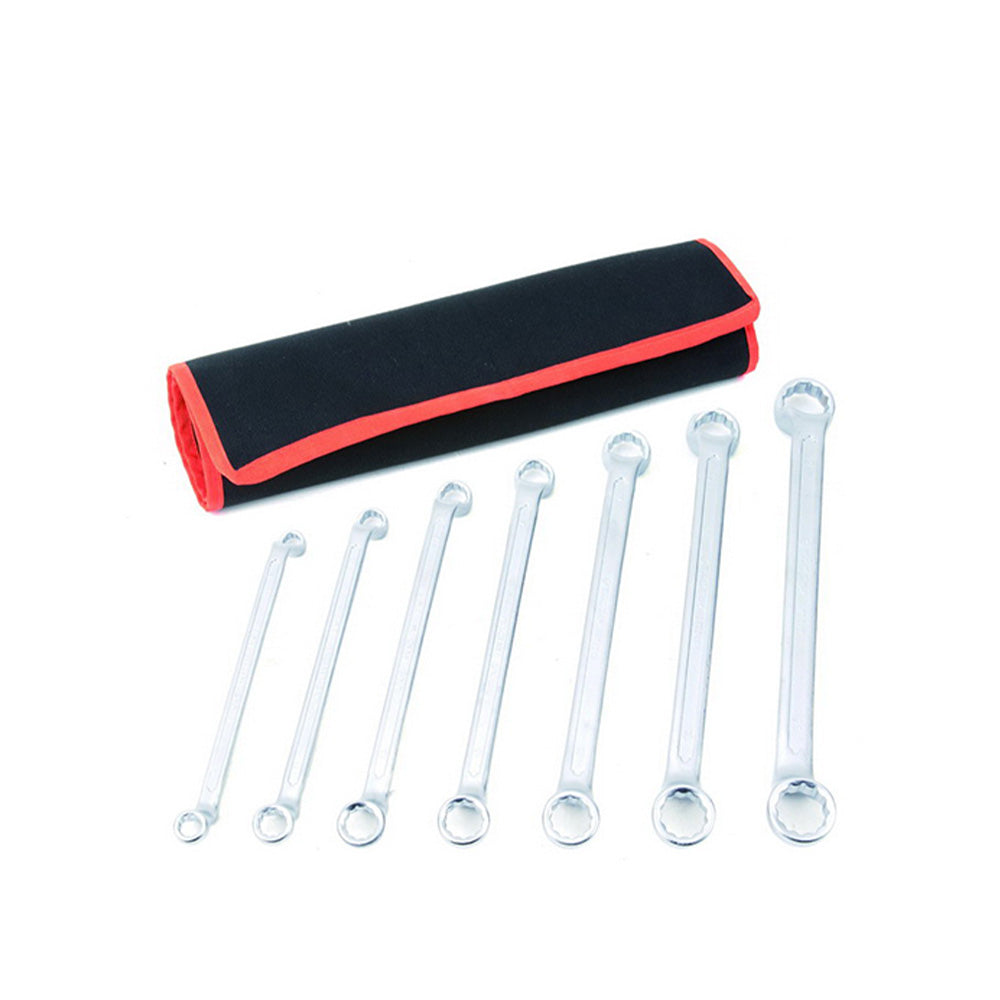 Double Ring Wrench 7pc Set