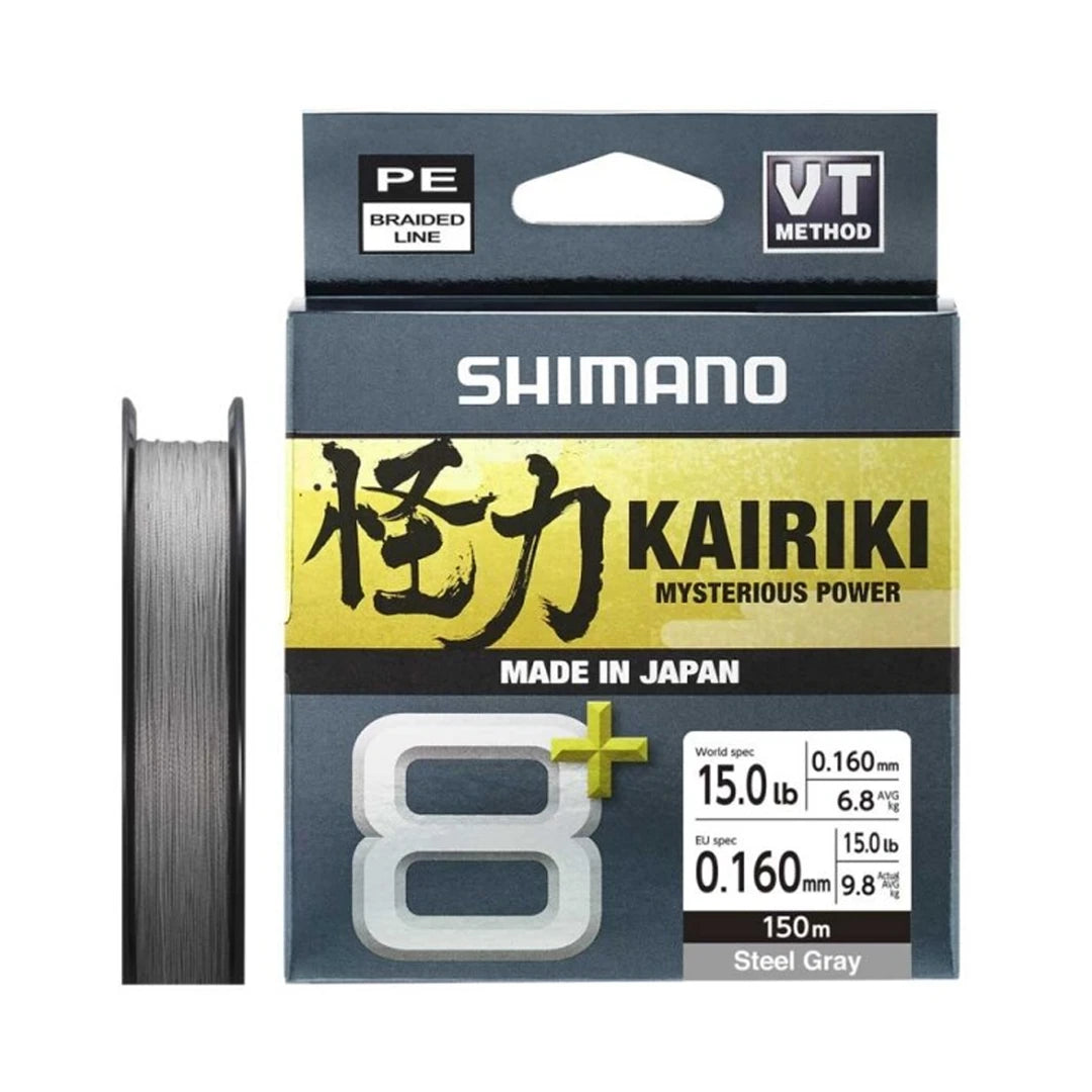 Shimano Kairiki 8+ LDM68XE GRY 300M 15LB 0.160MM
