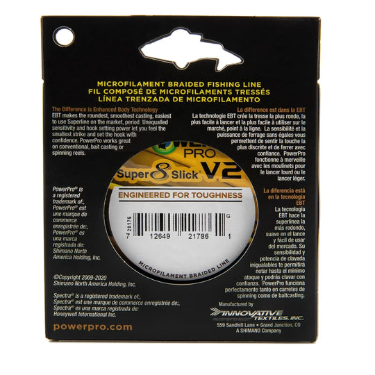 Shimano Powerpro Superslick V2 65LB 1500YD ONYX