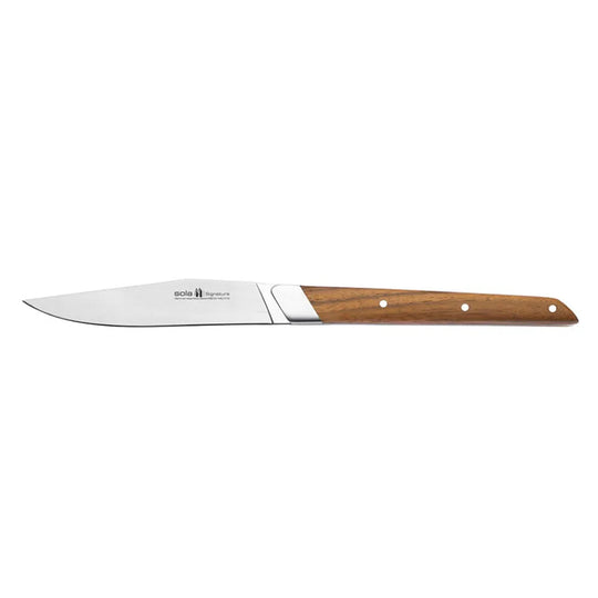 SOLA STEAK KNIFE SIGNATURE 1 PCS AMERICAN OAK STEAK KNIFE