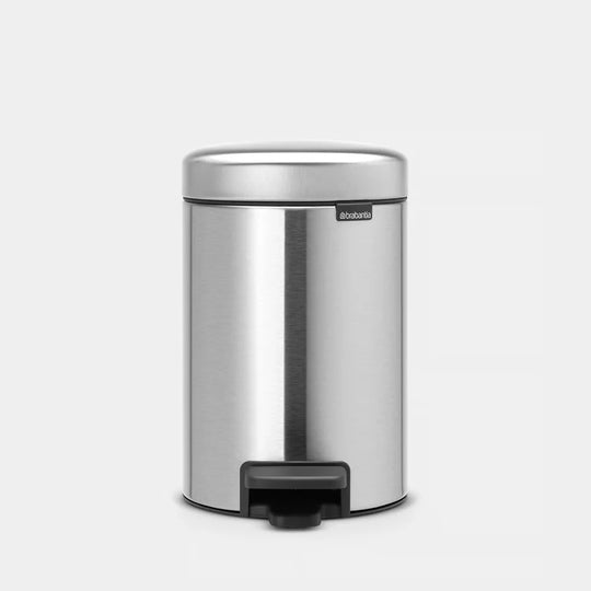 Brabantia NewIcon Pedal Bin Matt Steel Fingerprint-Proof 3L