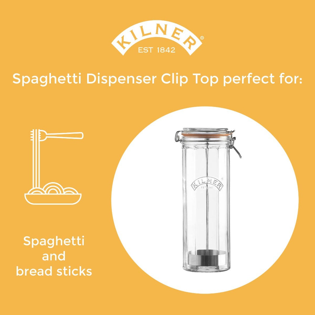 Kilner Facetted Spaghetti Dispenser 2.2 Litre G/Box