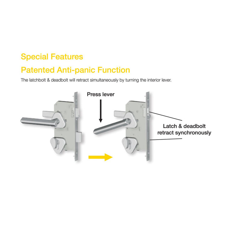 Yale Mortise Door Lock 38P3