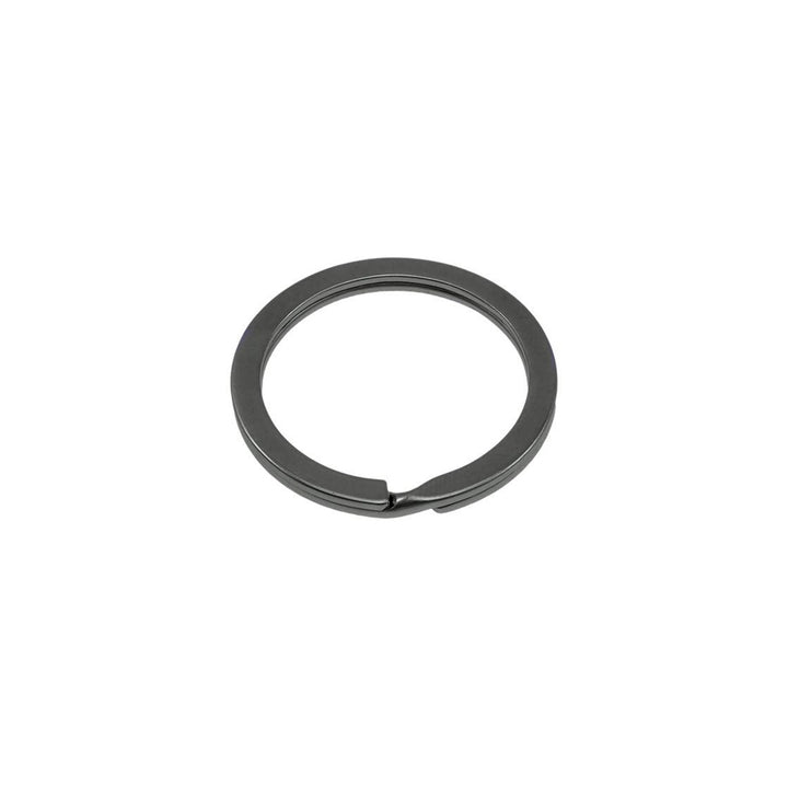 Atoll Flatted Split Ring Black Nickel 