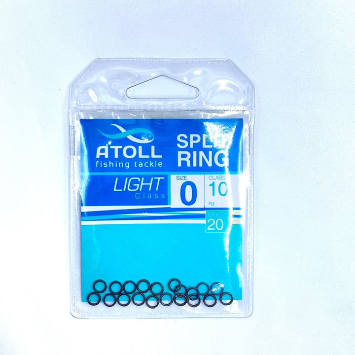 Atoll Flatted Split Ring Black Nickel 