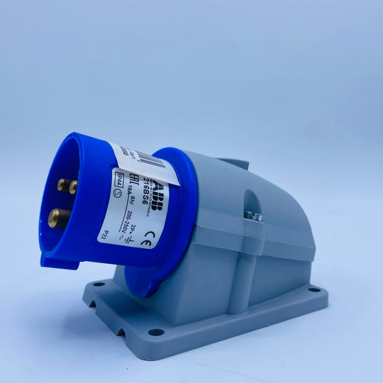 ABB - Ind Surface Inlet 216bs6 2p+E Ip44 16a Blue