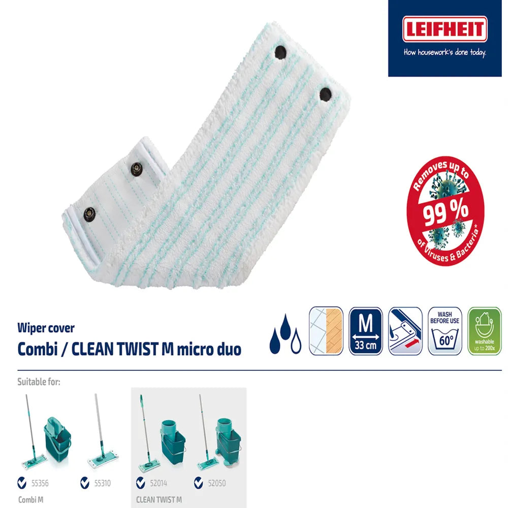 LEIFHEIT WIPER COVER CLEAN TWIST M MICRO DUO