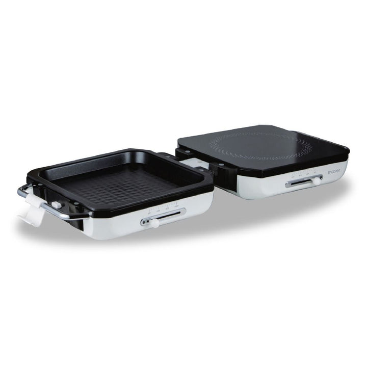 Mayer Foldable Multi Functional Ceramic Cooker with Grill White