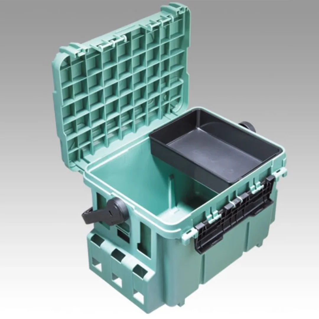 Meiho Bucket Mouth 7000 Tackle Box Green